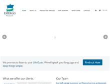 Tablet Screenshot of emergowealth.com